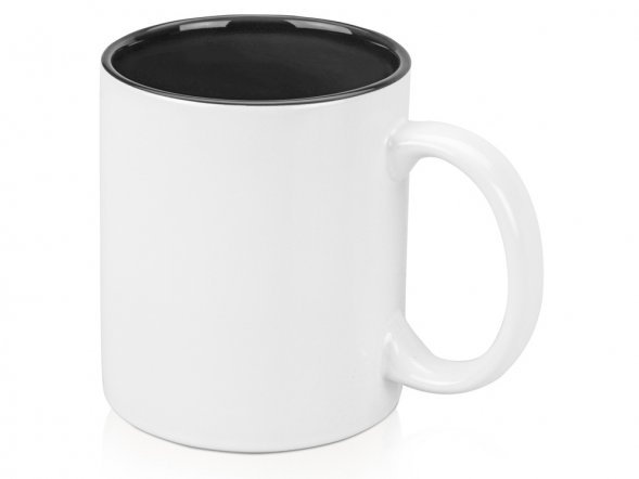 Кружка Gain 320мл, белый/черный 