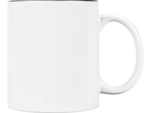 Кружка Gain 320мл, белый/черный 