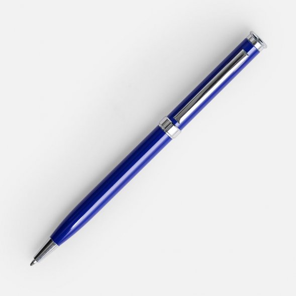 Ручка шариковая Finn Chrome, синяя 