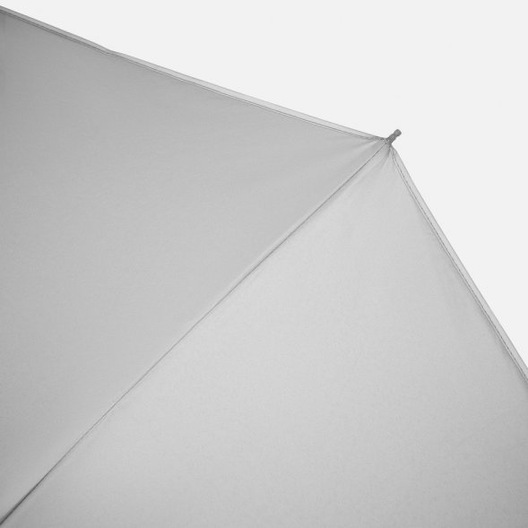 Зонт обратного сложения с ручкой-карабином Foldberry, серый 