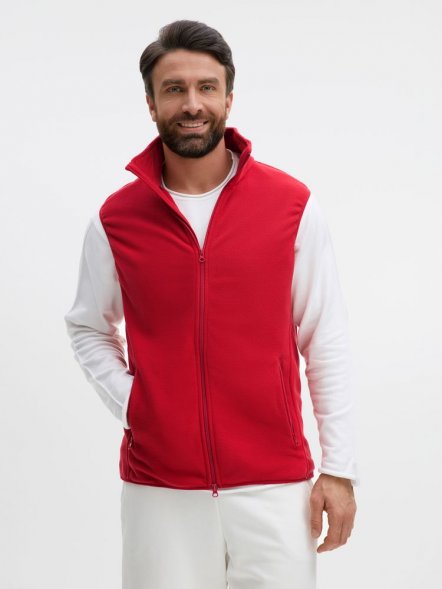 Жилет флисовый унисекс Ben Mac, красный 