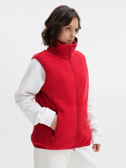 Жилет флисовый унисекс Ben Mac, красный 