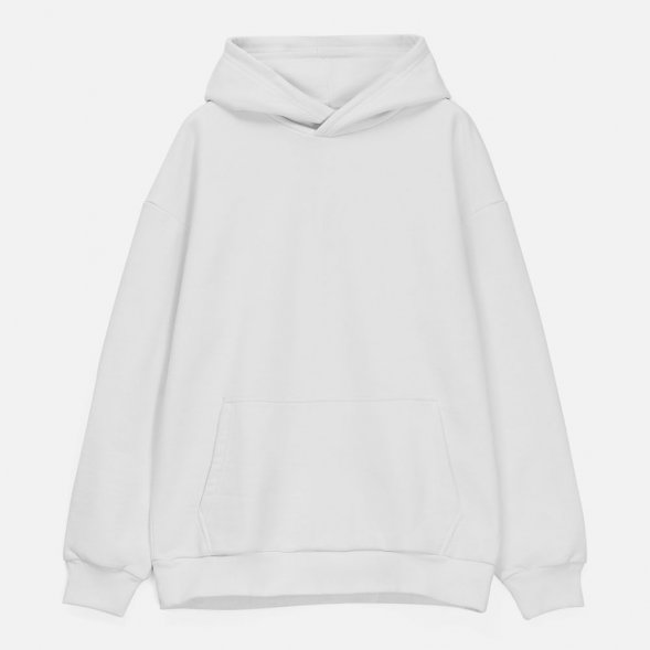 Худи унисекс оверсайз Daylero, белое 