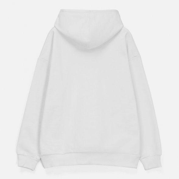 Худи унисекс оверсайз Daylero, белое 