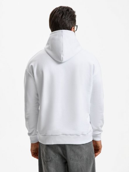 Худи унисекс оверсайз Daylero, белое 