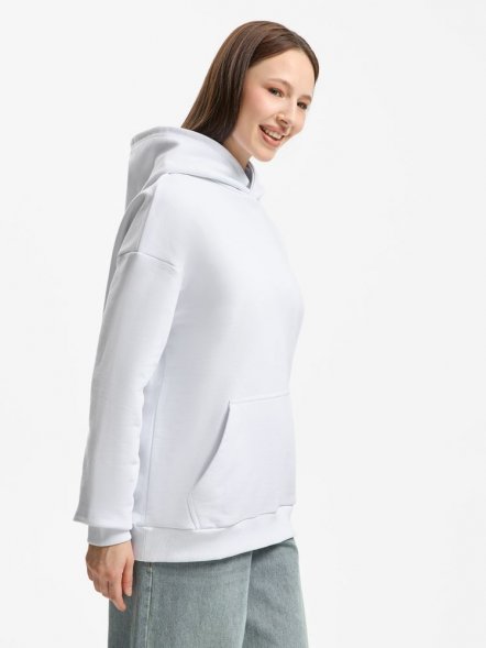 Худи унисекс оверсайз Daylero, белое 