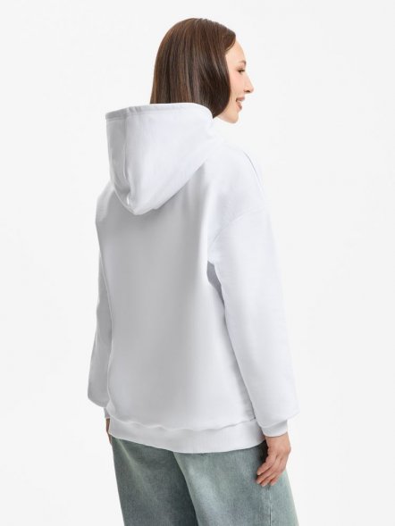 Худи унисекс оверсайз Daylero, белое 