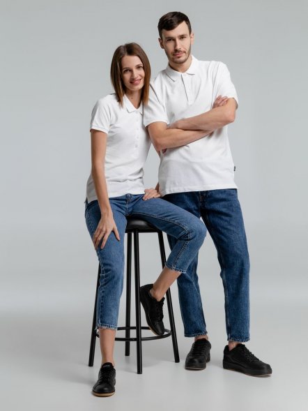 Рубашка поло женская Neptune, белая 