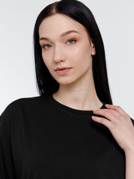Футболка оверсайз унисекс Big Haul, черная 