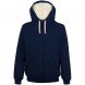 Толстовка на молнии Kulonga Sherpa, темно-синяя 