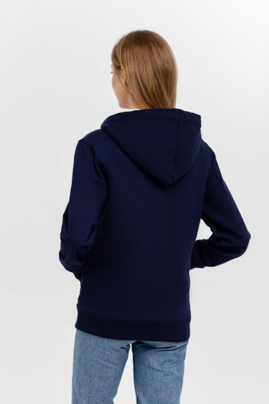 Толстовка на молнии Kulonga Sherpa, темно-синяя 