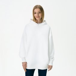 Худи оверсайз унисекс FUSION, белый, размер 3XL/4XL