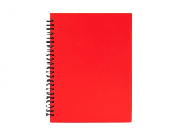 Блокнот VALLE, красный 