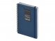 Ежедневник недатированный на гребне А5 Pragmatic, темно-синий 