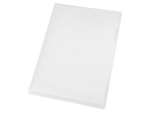 Папка- уголок, для формата А4, плотность 180 мкм, прозрачный матовый 