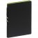 Ежедневник Flexpen Black, недатированный, черный с зеленым под нанесение