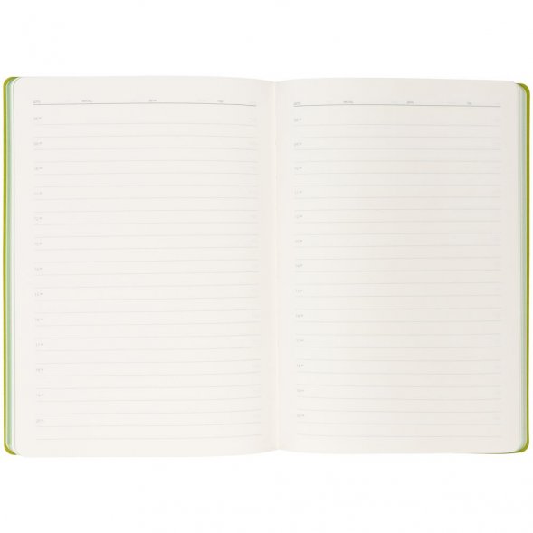 Ежедневник Flexpen Black, недатированный, черный с зеленым 