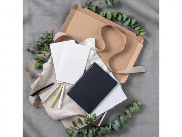 Шариковая ручка Alessio из переработанного ПЭТ, белый, синие чернила 