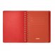 Ежедневник Vista недатированный, черный/красный 