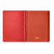 Ежедневник Vista недатированный, черный/красный 