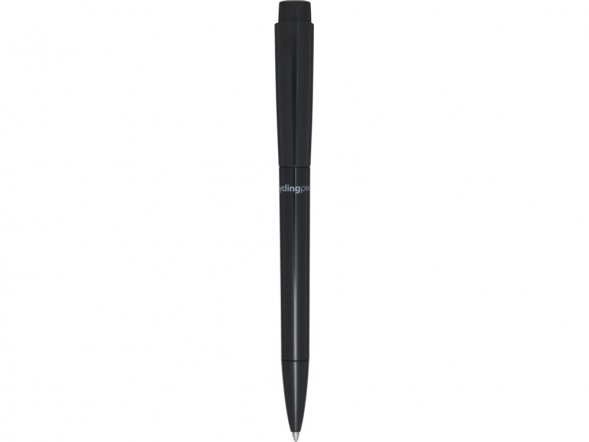 Martha шариковая ручка из переработанной пластмассы - сплошной черный, черные чернила 