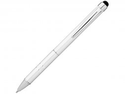 Ручка-стилус шариковая Charleston, серебристый, черные чернила