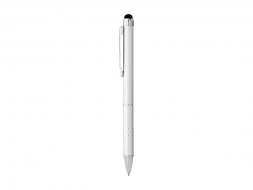 Ручка-стилус шариковая Charleston, серебристый, черные чернила