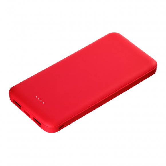 Внешний аккумулятор Elari Plus 10000 mAh, красный 