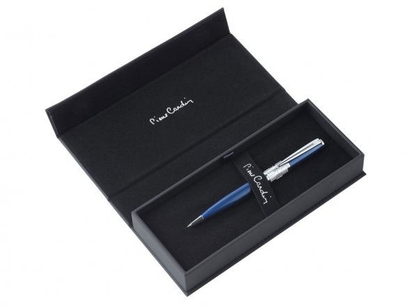 Ручка шариковая Pierre Cardin BARON. Цвет - темно-синий.Упаковка В. 