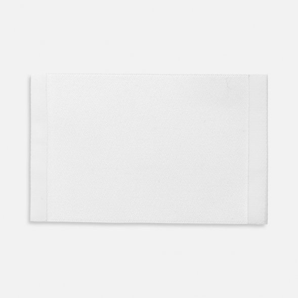 Лейбл тканевый Epsilon, XL, белый 