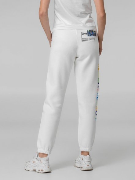 Лейбл тканевый Epsilon, XL, белый 