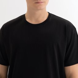 Футболка унисекс KRIS, 100% хлопок, 150 гр., черная