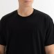 Футболка унисекс KRIS, 100% хлопок, 150 гр., черная 