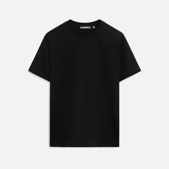 Футболка унисекс KRIS, 100% хлопок, 150 гр., черная, размер M 