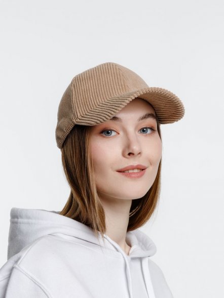 Бейсболка Soft Core, бежевая 