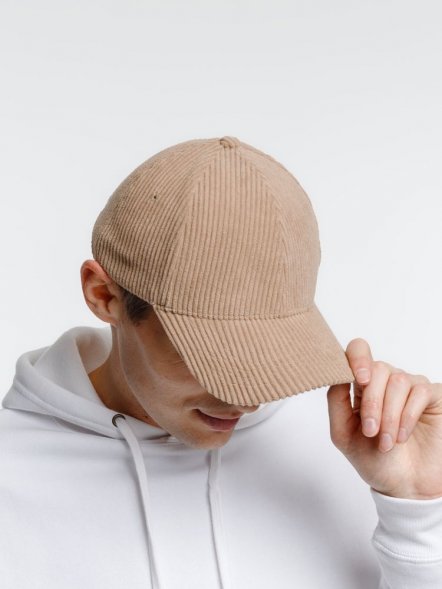 Бейсболка Soft Core, бежевая 