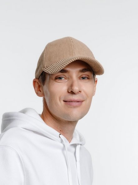 Бейсболка Soft Core, бежевая 