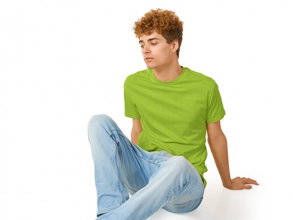 Футболка Heavy Super Club мужская, зеленое яблоко 