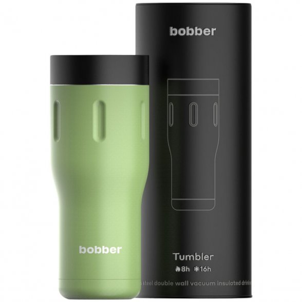 Термостакан Tumbler 470, вакуумный, зеленый 