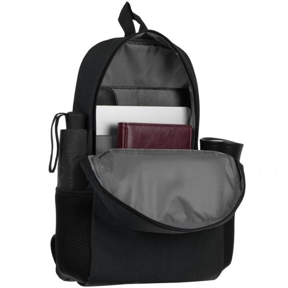 Рюкзак для ноутбука Conttori, черный меланж 