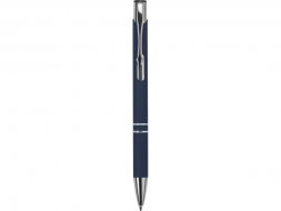 Ручка металлическая шариковая C1 софт-тач, темно-синий