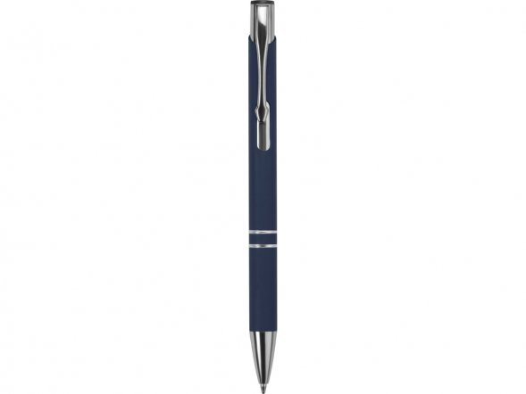 Ручка металлическая шариковая C1 софт-тач, темно-синий 