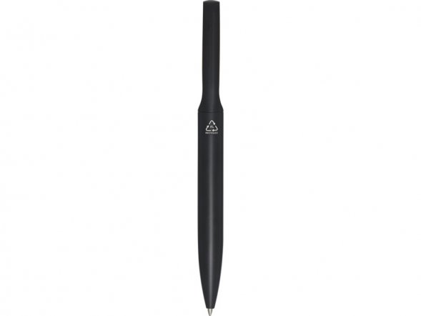 Blanca шариковая ручка из переработанного алюминия - сплошной черный, черные чернила 