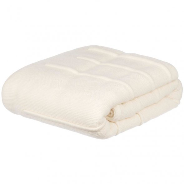 Плед Nessona Alpaca, белый (ванильный) 