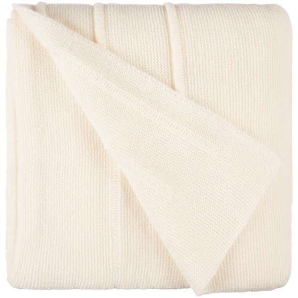 Плед Nessona Alpaca, белый (ванильный) 