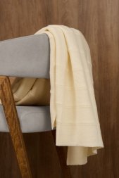 Плед Nessona Alpaca, белый (ванильный)