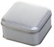 Коробка Pragmax S, квадратная, серебристая 