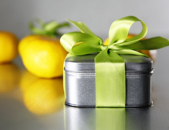 Коробка Pragmax S, квадратная, серебристая 