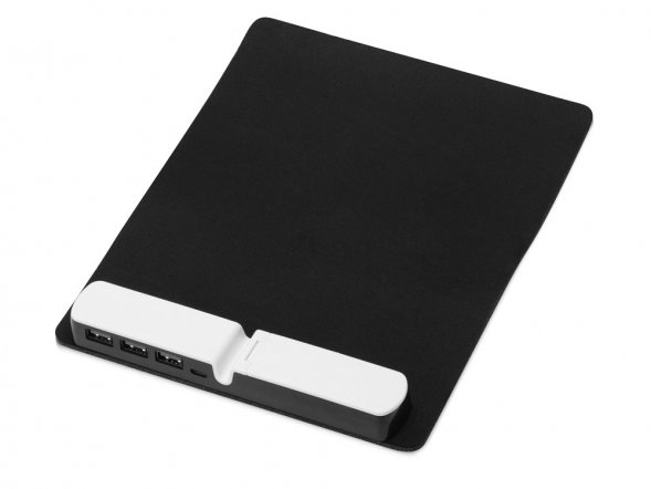 Коврик для мыши со встроенным USB-хабом Plug 