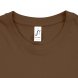 Футболка унисекс Regent 150, коричневая 